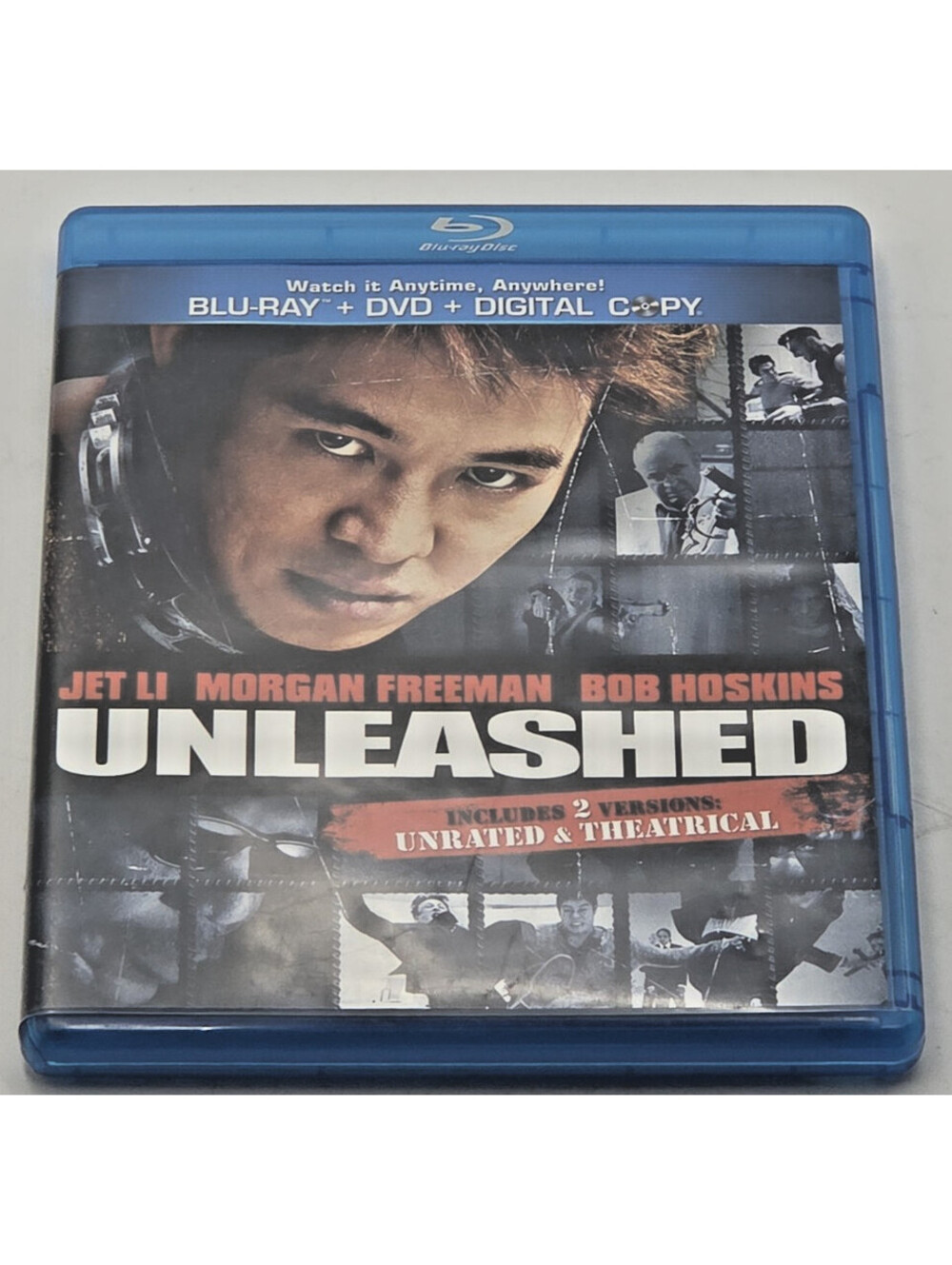 Unleashed Blu-ray DVD Jet Li Morgan Freeman Bob Hoskins Unrated Theatrical